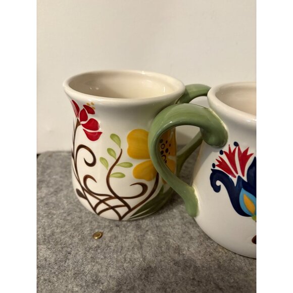 3 Vida Eva Mendes Espana Jardine 20oz. Handcrafted Mugs  # 2907 - Picture 3 of 5